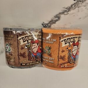 Buck Schitz Novelty Toilet Paper Set Hunters Helper Camo 2012 Gag Gift
